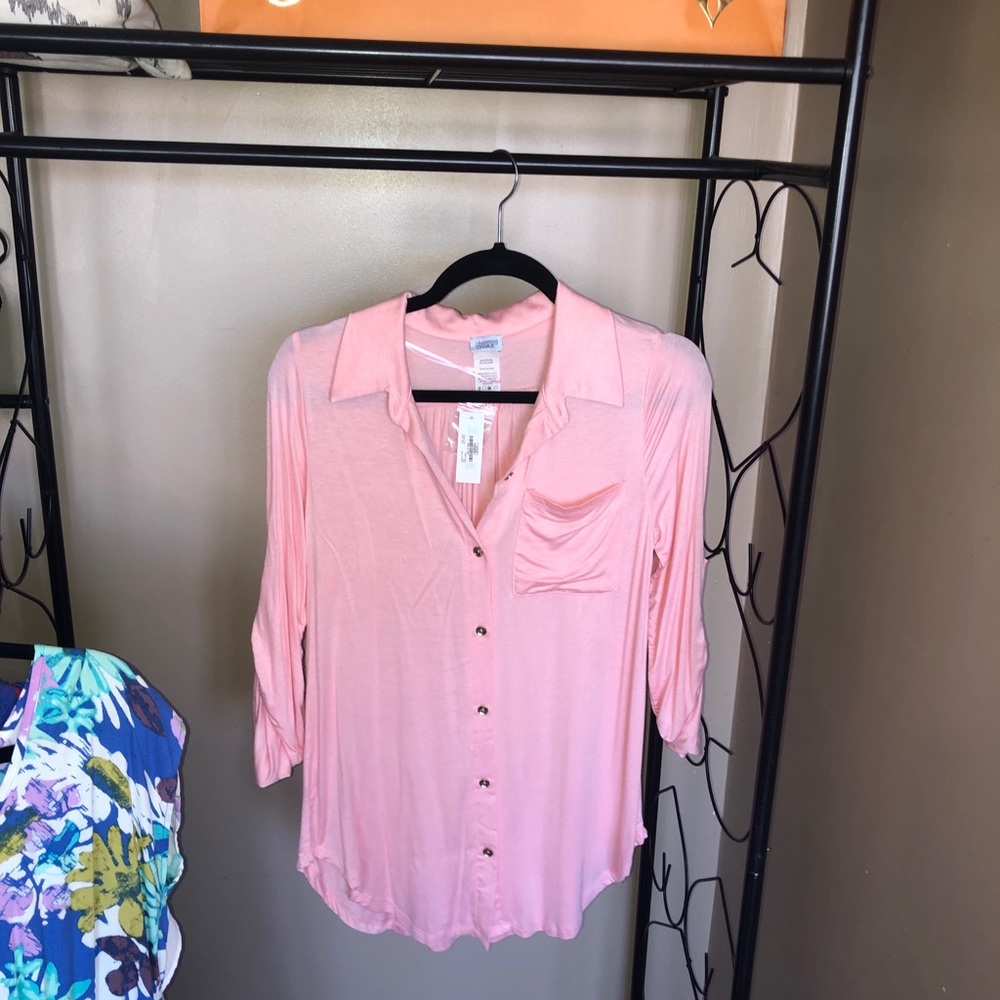Pink blouse
